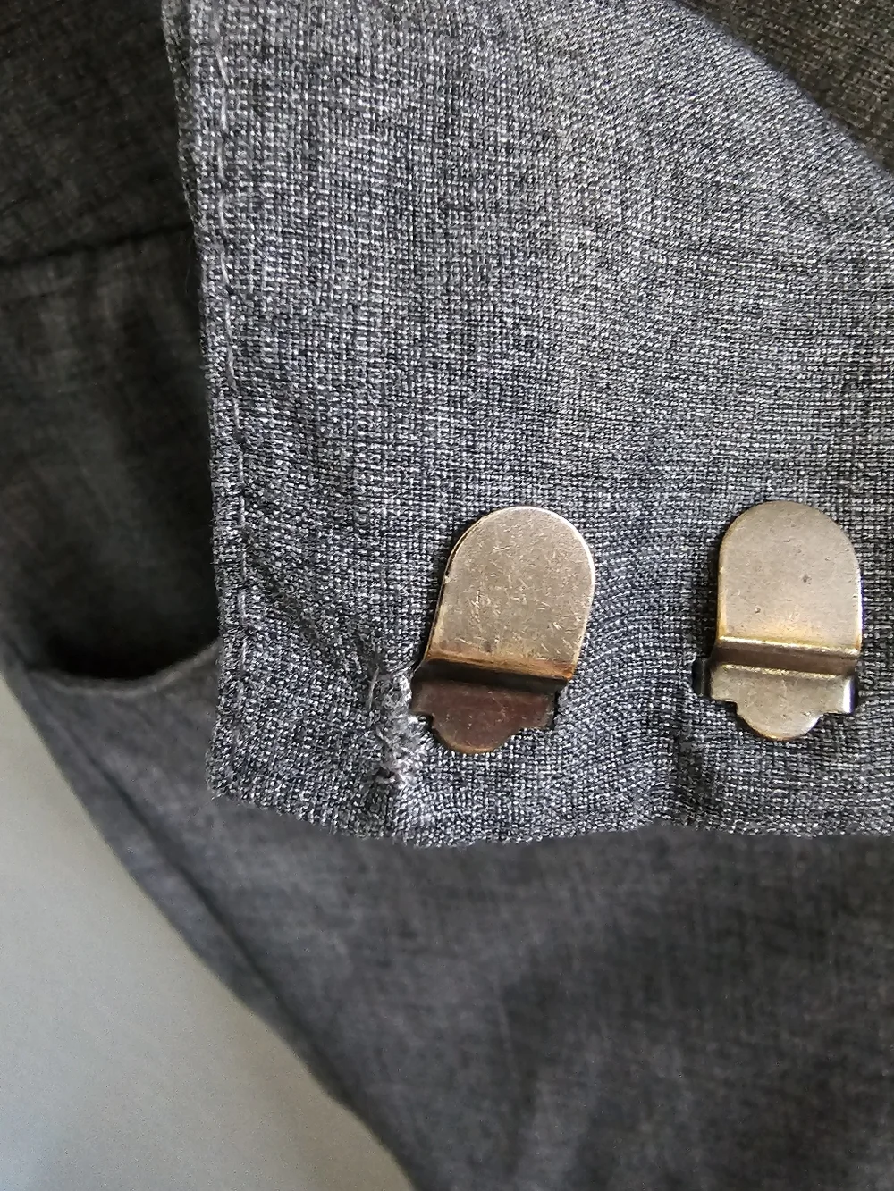 New York & Company Gray Slacks, Size 0 - Picture 3 of 4